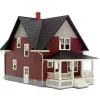 Trains|Atlas 613-1 Kim's Classic American Home - Maroon - Model Train Junction: Quality Parts and Art Supplies