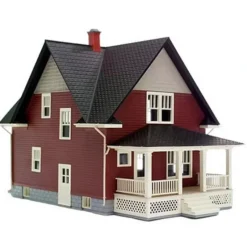 Trains|Atlas 613-1 Kim's Classic American Home - Maroon - Model Train Junction: Quality Parts and Art Supplies
