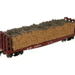 Trains|Atlas 16135 L&N 42' Pulpwood Flatcar #20501 - Model Train Junction: Quality Parts and Art Supplies