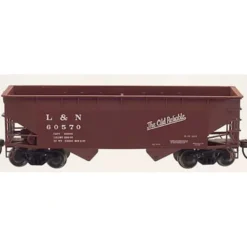 Trains|Atlas 18841 L&N 2-Bay Offset Hopper #60570 - Model Train Junction: Quality Parts and Art Supplies