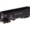 Trains|Atlas 18896 Montour 2-Bay Offset Hopper #18158 - Model Train Junction: Quality Parts and Art Supplies