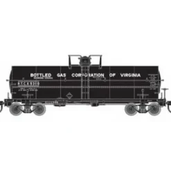 Trains|Atlas 43393 N ACF 11,000-Gallon Tank, Bottled Gas of VA #5310 - Model Train Junction: Quality Parts and Art Supplies