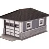 Trains|Atlas 2860 N Barb's Bungalow Garage Wood Kit (Pack of 2) - Model Train Junction: Quality Parts and Art Supplies