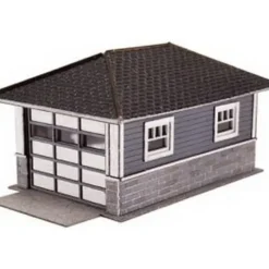 Trains|Atlas 2860 N Barb's Bungalow Garage Wood Kit (Pack of 2) - Model Train Junction: Quality Parts and Art Supplies