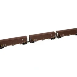 Trains|Atlas 2111 N BNSF Thrall 4750 Covered Hopper Car (Set of 3) - Model Train Junction: Quality Parts and Art Supplies