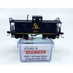 Trains|Atlas 39833 N Chesapeake & Ohio Cupola Caboose - Model Train Junction: Quality Parts and Art Supplies