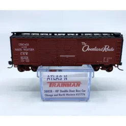 Trains|Atlas 38828 N Chicago & North Western 40' Double Door Box Car #57776 - Model Train Junction: Quality Parts and Art Supplies