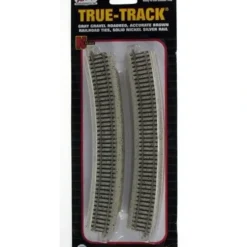 Trains|Atlas 2416 N Code 65 15-1/2" Radius 22.5 Curved True-Track (Pack of 8) - Model Train Junction: Quality Parts and Art Supplies