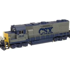 Trains|Atlas 47677 N CSX GP38-2 Diesel Locomotive #2646 - Model Train Junction: Quality Parts and Art Supplies
