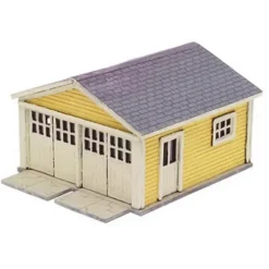 Trains|Atlas 2880 N Kate's Colonial 1920's Garage Wooden Kit (Pack of 2) - Model Train Junction: Quality Parts and Art Supplies