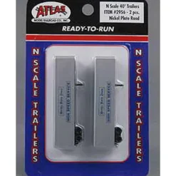 Trains|Atlas 2956 N Nickel Plate Road 40 Foot Trailer (Pack of 2) - Model Train Junction: Quality Parts and Art Supplies