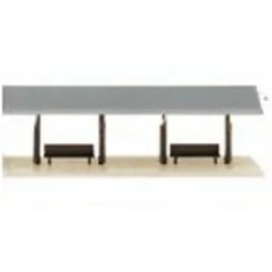 Trains|Atlas 2842 N Passenger Station Platform Building Kit (Pack of 2) - Model Train Junction: Quality Parts and Art Supplies