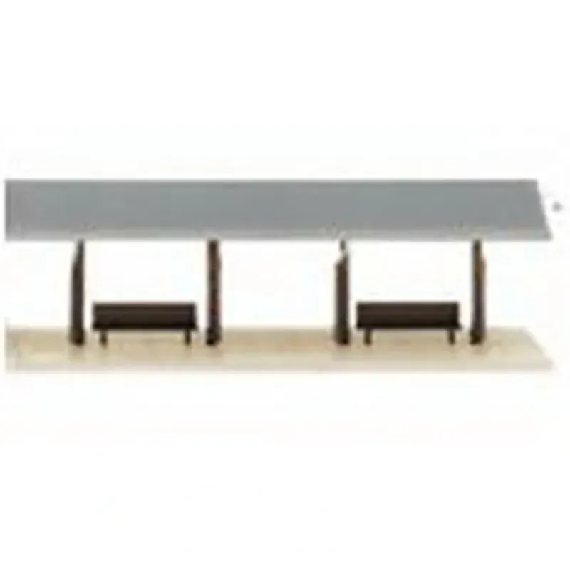 Trains|Atlas 2842 N Passenger Station Platform Building Kit (Pack of 2) - Model Train Junction: Quality Parts and Art Supplies
