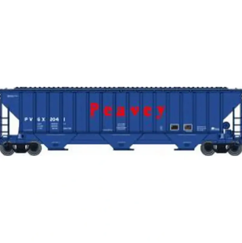 Trains|Atlas 50000499 N Peavey 3-Bay 4750 Covered Hopper #2041 - Model Train Junction: Quality Parts and Art Supplies