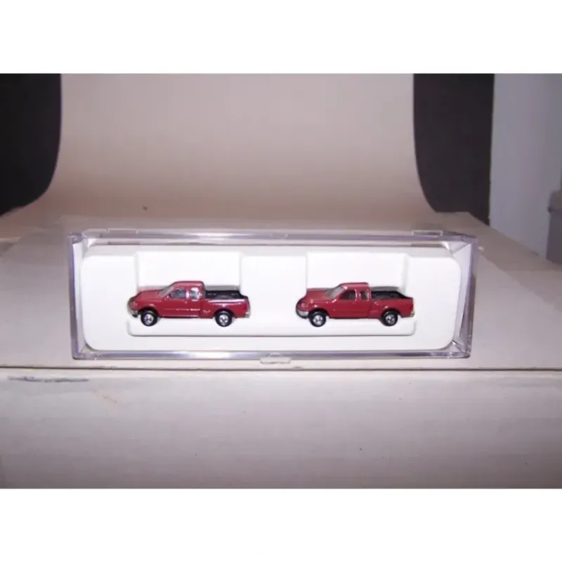 Trains|Atlas 2984 N Red Ford F150 Flare Pickup (Pack of 2) - Model Train Junction: Quality Parts and Art Supplies