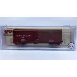 Trains|Atlas 45753 N Rock Island Double Sheathed Boxcar #156271 - Model Train Junction: Quality Parts and Art Supplies