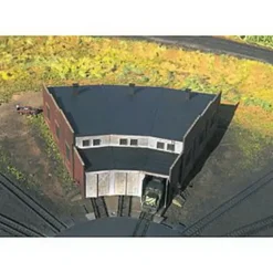 Trains|Atlas 2843 N Roundhouse Building Kit - Model Train Junction: Quality Parts and Art Supplies