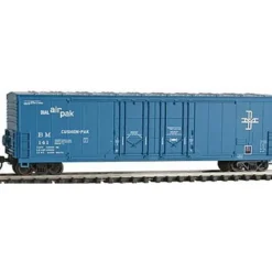 Trains|Atlas 50000420 N RTR 53' Double Plug Door Box, B&M #141 - Model Train Junction: Quality Parts and Art Supplies