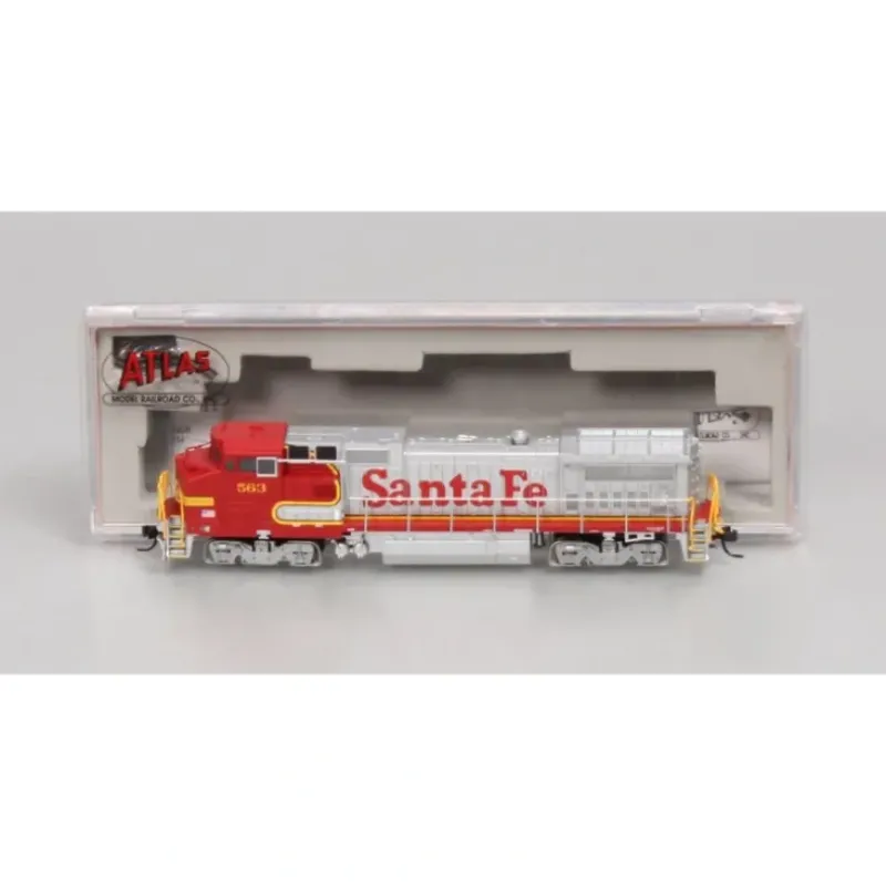 Trains|Atlas 48814 N Santa Fe Dash 8-40BW Diesel Locomotive #563 LN/Box - Model Train Junction: Quality Parts and Art Supplies