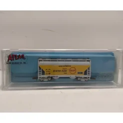 Trains|Atlas 3901 N Scale ACF Demonstrator 2 Bay Centerflow Hopper #44586 LN/Box - Model Train Junction: Quality Parts and Art Supplies