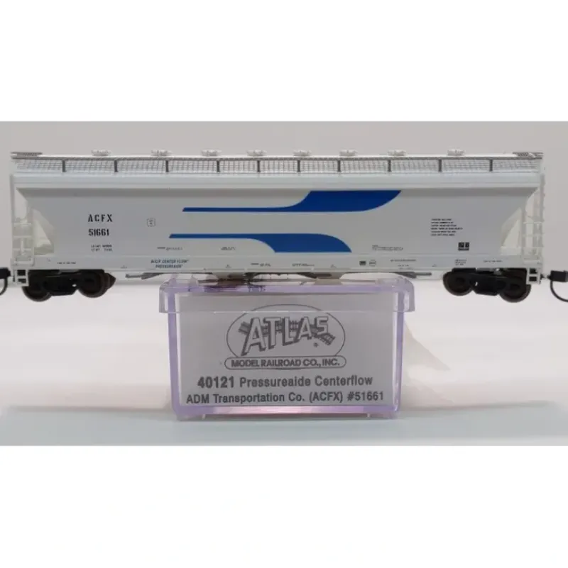 Trains|Atlas 40121 N Scale ADM Centerflow Hopper #51661 - Model Train Junction: Quality Parts and Art Supplies