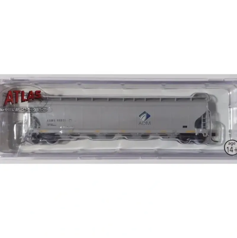 Trains|Atlas 50000227 N Scale ADM Grain Hopper #80031 - Model Train Junction: Quality Parts and Art Supplies