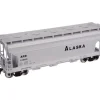 Trains|Atlas 39917 N Scale Alaska 3560 Covered Hopper #1 - Model Train Junction: Quality Parts and Art Supplies