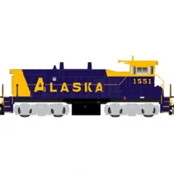 Trains|Atlas 52243 N Scale Alaska MP15DC #1551/blu&yel - Model Train Junction: Quality Parts and Art Supplies