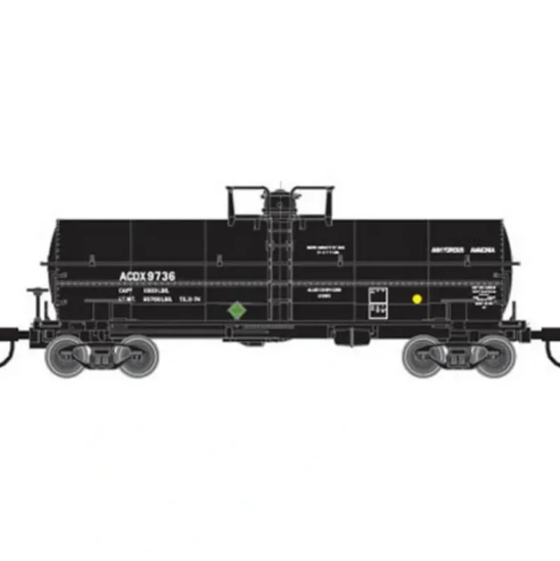 Trains|Atlas 43921 N Scale Allied Chem. 11,000 Gallon Tankcar #9736 - Model Train Junction: Quality Parts and Art Supplies