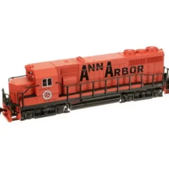 Trains|Atlas 46170 N Scale Ann Arbor GP-35 Diesel Locomotive #385 with DCC - Model Train Junction: Quality Parts and Art Supplies