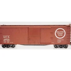 Trains|Atlas 45726 N Scale Atlantic Coast Line Double Sheathed Boxcar #46006 - Model Train Junction: Quality Parts and Art Supplies