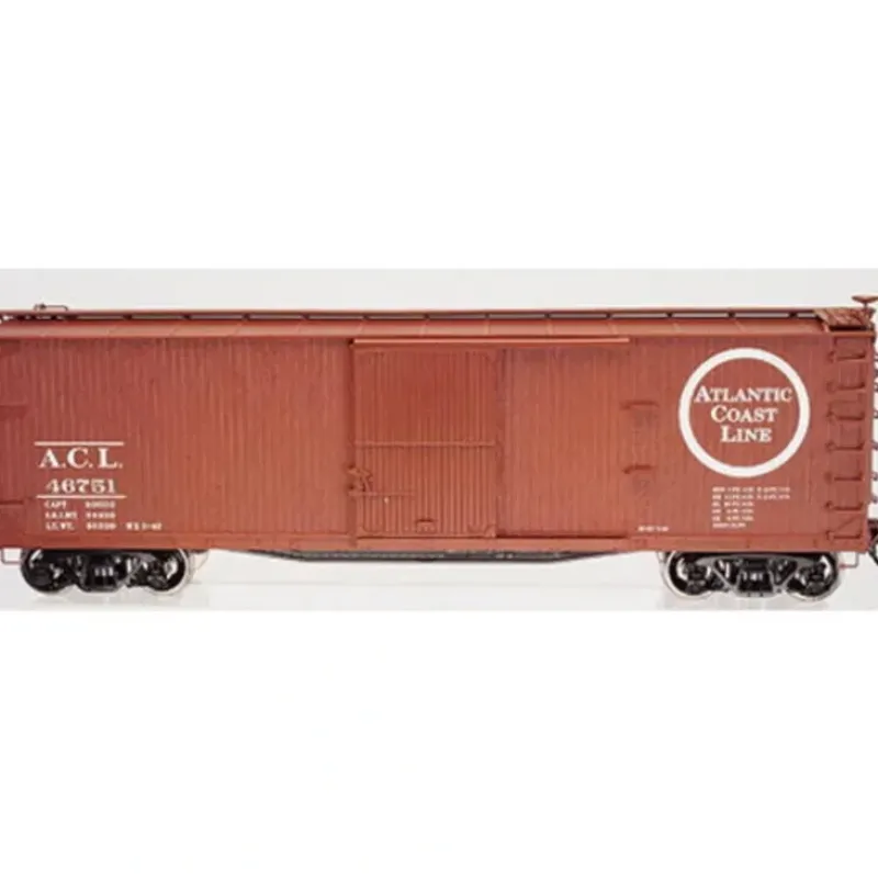 Trains|Atlas 45726 N Scale Atlantic Coast Line Double Sheathed Boxcar #46006 - Model Train Junction: Quality Parts and Art Supplies