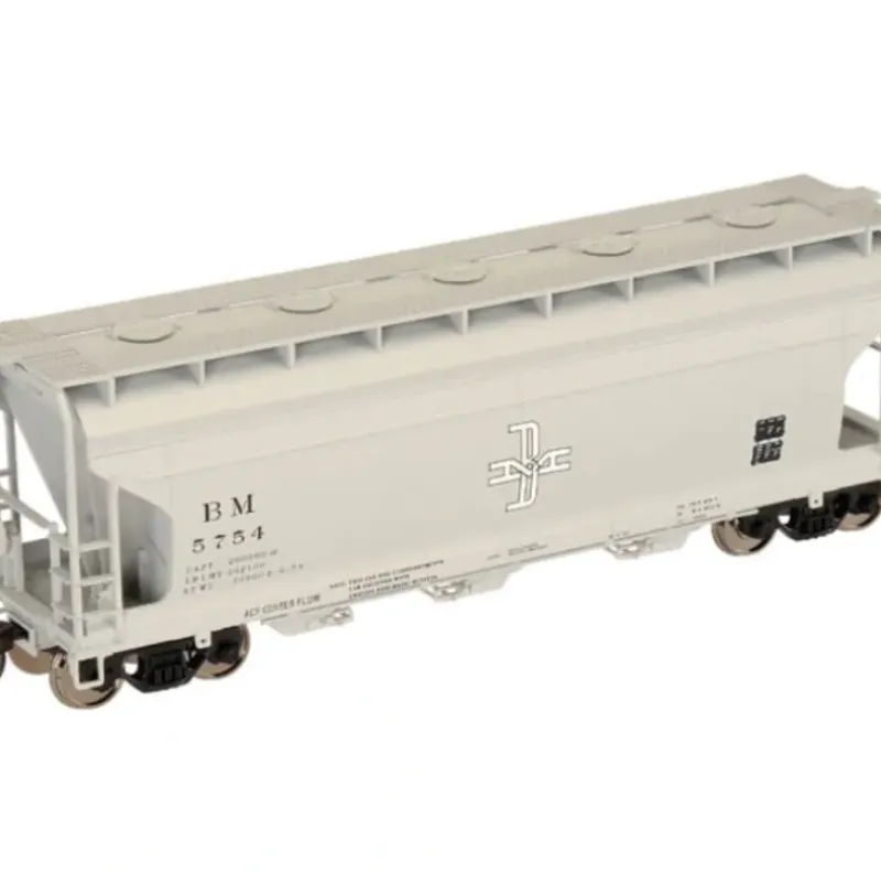 Trains|Atlas 50000276 N Scale B&M ACF Covered Hopper #5754 - Model Train Junction: Quality Parts and Art Supplies