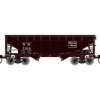 Trains|Atlas 40826 N Scale B&M 2-Bay Offset Hopper #7160 - Model Train Junction: Quality Parts and Art Supplies