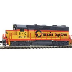 Trains|Atlas 46181 N Scale B&O Chessie Classic GP35 Diesel Locomotive #3510 w/DCC - Model Train Junction: Quality Parts and Art Supplies