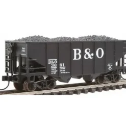 Trains|Atlas 41300 N Scale B&O 55T Fishbelly Hopper #3691 - Model Train Junction: Quality Parts and Art Supplies
