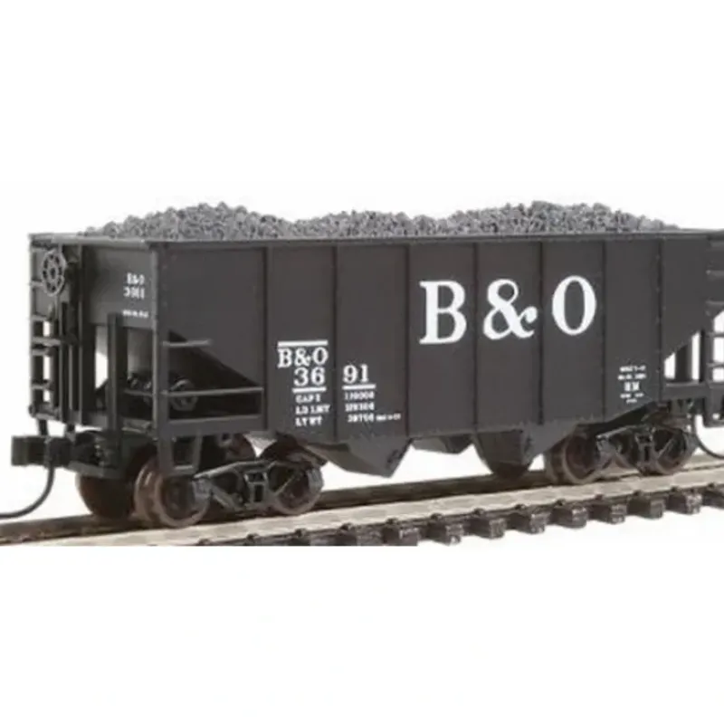Trains|Atlas 41300 N Scale B&O 55T Fishbelly Hopper #3691 - Model Train Junction: Quality Parts and Art Supplies