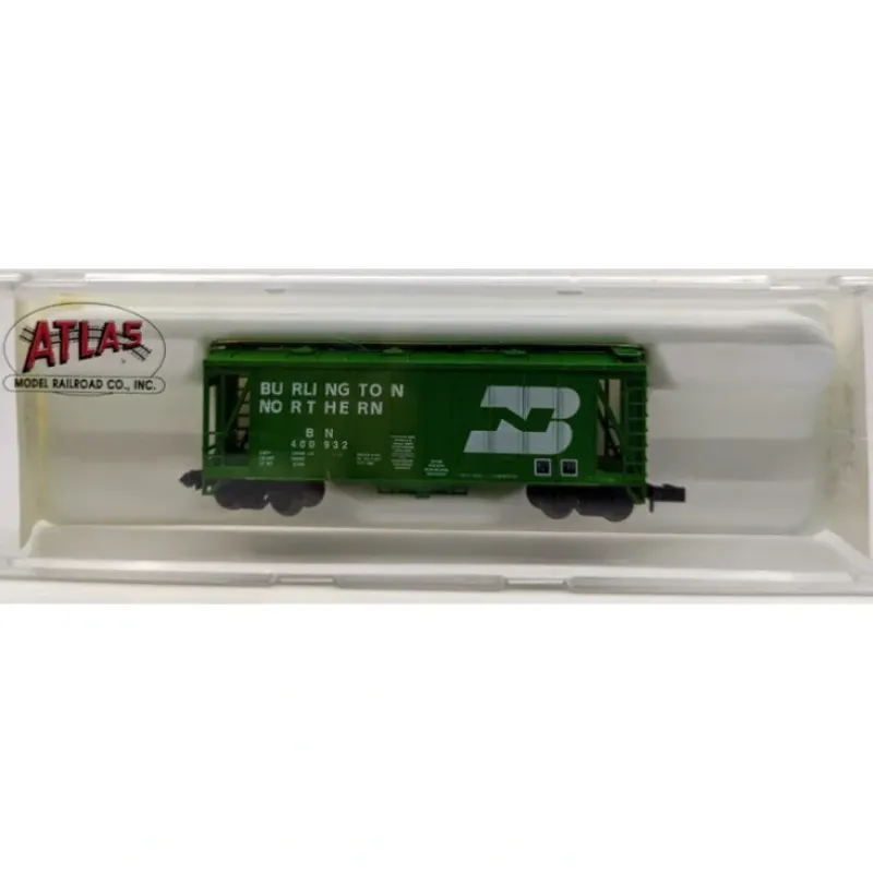 Trains|Atlas 3858 N Scale BN GATX Airslide Centerflow Covered Hopper #400932 LN/Box - Model Train Junction: Quality Parts and Art Supplies