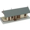 Trains|Atlas 28491 N Scale Built Up Tan Marywood Station w/Brown Shutters - Model Train Junction: Quality Parts and Art Supplies