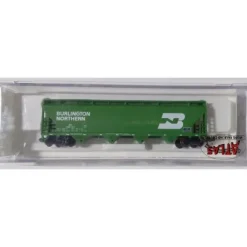 Trains|Atlas 3951 N Scale Burlington Northern ACF 4-Bay Centerflow Hopper #460197 LN/Box - Model Train Junction: Quality Parts and Art Supplies