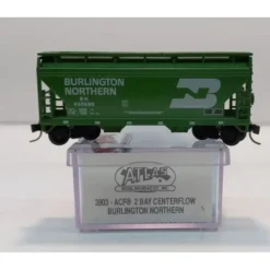 Trains|Atlas 3903 N Scale Burlington Northern ACF 2 Bay Centerflow Hopper #435699 LN/Box - Model Train Junction: Quality Parts and Art Supplies