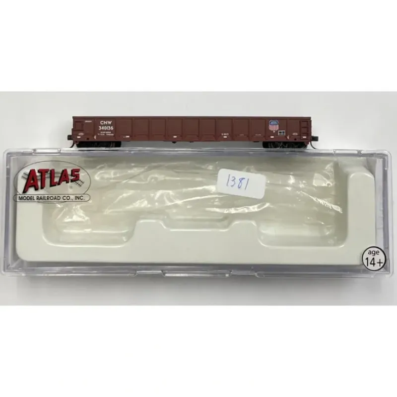 Trains|Atlas 45564 N Scale C&NW Evans Gondola #340136 - Model Train Junction: Quality Parts and Art Supplies