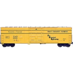 Trains|Atlas 33693 N Scale C&O 50' FGE Boxcar #3 - Model Train Junction: Quality Parts and Art Supplies