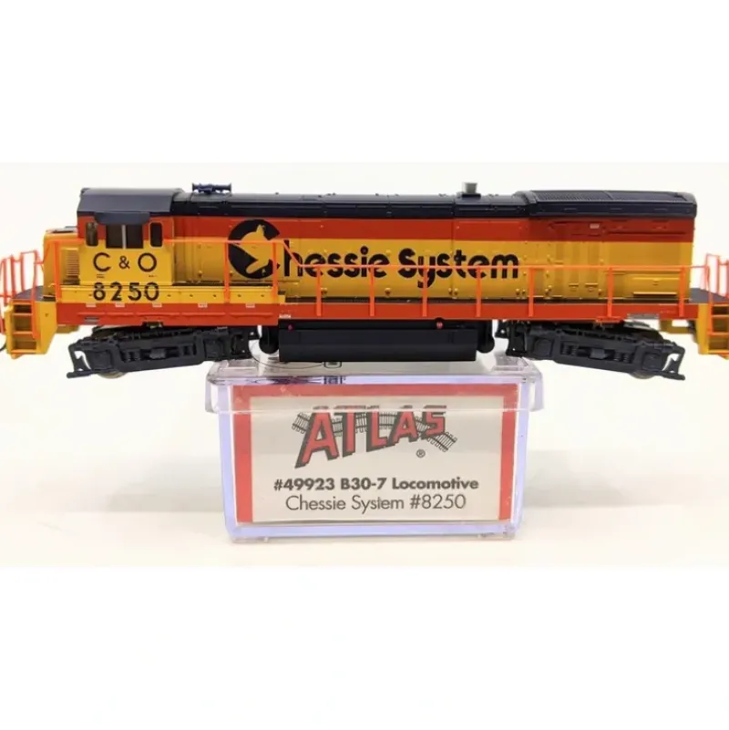 Trains|Atlas 49923 N Scale C&O Chessie System B30-7 Diesel Locomotive #8250 - Model Train Junction: Quality Parts and Art Supplies