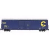 Trains|Atlas 50000341 N Scale Chessie/C&O 60' Auto Boxcar #488726 - Model Train Junction: Quality Parts and Art Supplies