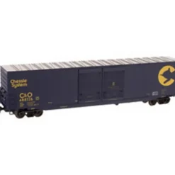 Trains|Atlas 50000342 N Scale Chessie/C&O 60' Auto Boxcar #488744 - Model Train Junction: Quality Parts and Art Supplies
