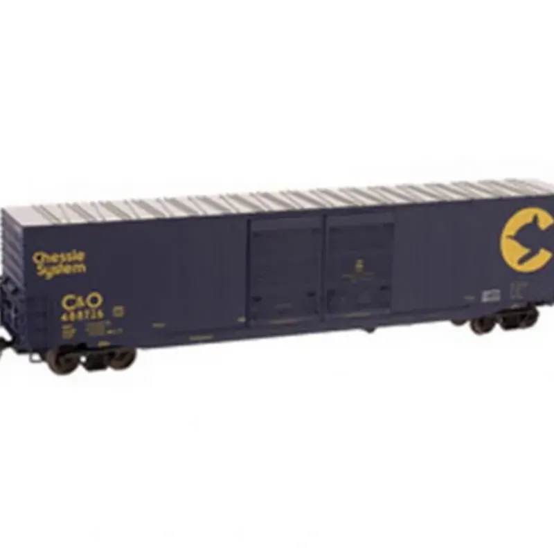 Trains|Atlas 50000342 N Scale Chessie/C&O 60' Auto Boxcar #488744 - Model Train Junction: Quality Parts and Art Supplies