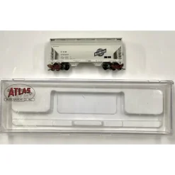 Trains|Atlas 39231 N Scale Chicago & North Western 2-Bay Centerflow Hopper #175577 - Model Train Junction: Quality Parts and Art Supplies