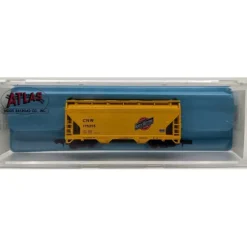 Trains|Atlas 3913 N Scale Chicago & Northwestern ACF 2-Bay Centerflow Hopper #175255 LN/Box - Model Train Junction: Quality Parts and Art Supplies