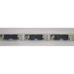 Trains|Atlas 5613 N Scale Clinchfield 2-Bay Offset Side Hopper Cars (Set of 3) - Model Train Junction: Quality Parts and Art Supplies